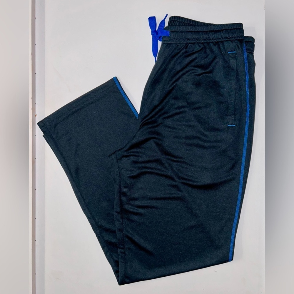 TOTNMC Men’s lightweight workout sweatpants open bottom athletic track pants
